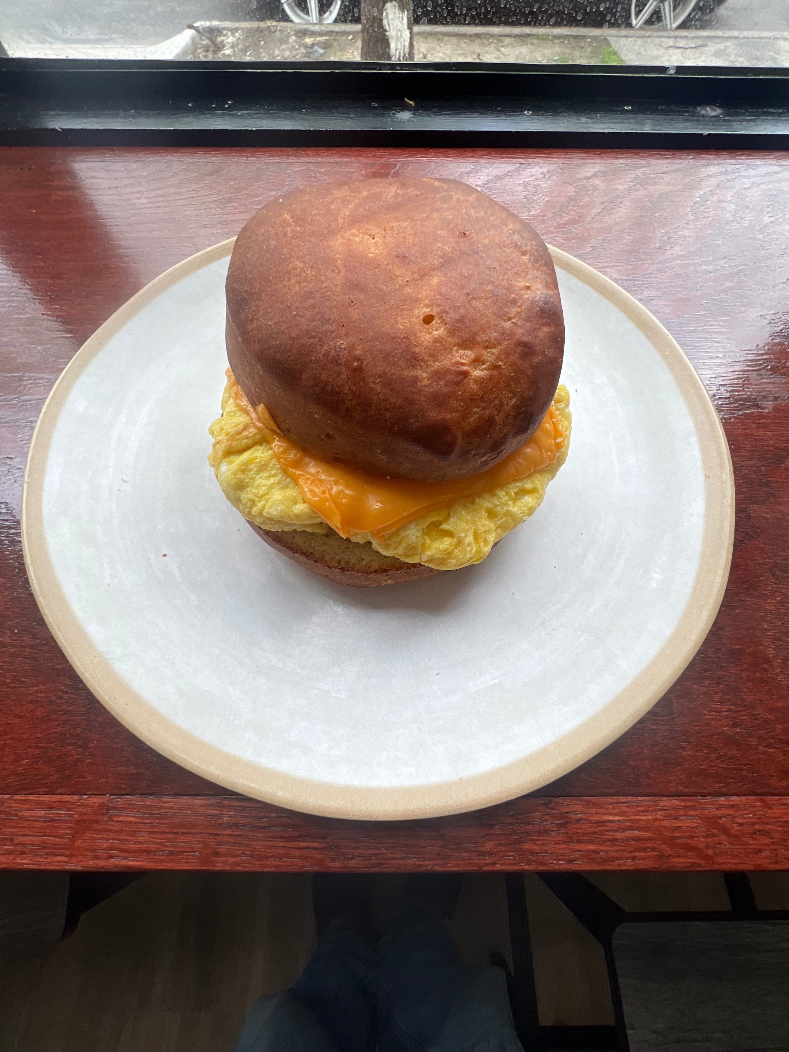 Egg & Cheddar Cheese.